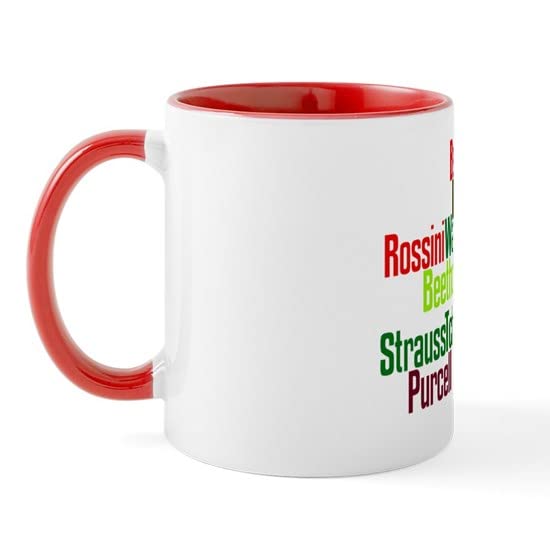 CafePress Opera Composers Mug Ceramic Coffee Mug, Tea Cup 11 oz