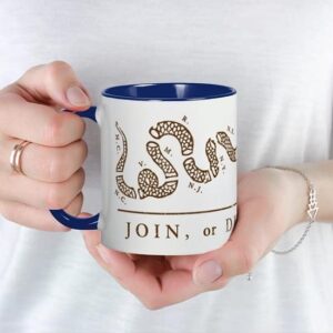 CafePress Join Or Die Mug Ceramic Coffee Mug, Tea Cup 11 oz