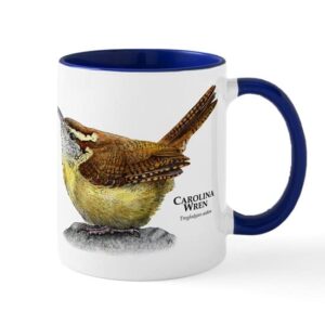 cafepress carolina wren mug ceramic coffee mug, tea cup 11 oz