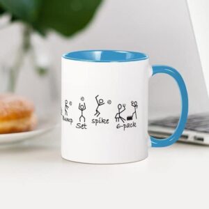 CafePress V Ball Skills Mugs Ceramic Coffee Mug, Tea Cup 11 oz