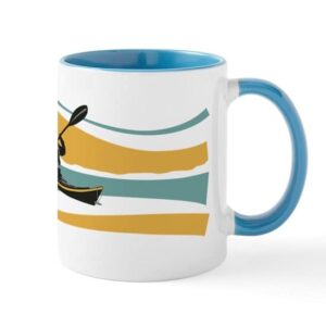 cafepress kayak sunrise mug ceramic coffee mug, tea cup 11 oz