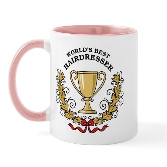 CafePress World's Best Hairdresser Mug Ceramic Coffee Mug, Tea Cup 11 oz