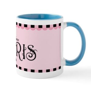 cafepress j’aime paris mug ceramic coffee mug, tea cup 11 oz
