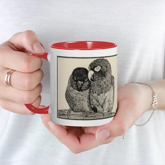 CafePress Conure Love Mug Ceramic Coffee Mug, Tea Cup 11 oz