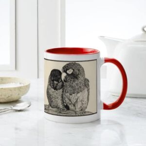 CafePress Conure Love Mug Ceramic Coffee Mug, Tea Cup 11 oz