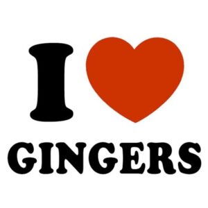 CafePress I Love Gingers Mugs Ceramic Coffee Mug, Tea Cup 11 oz