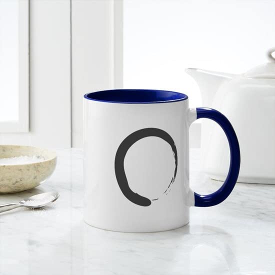 CafePress Enso Zen Circle Mug Ceramic Coffee Mug, Tea Cup 11 oz
