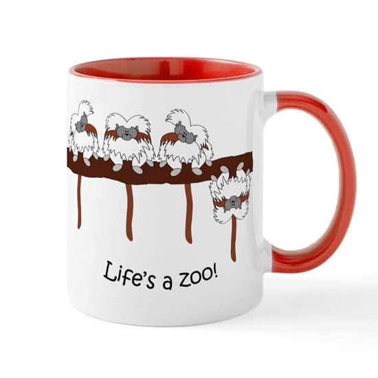 CafePress Cotton Top Tamarin Mug Ceramic Coffee Mug, Tea Cup 11 oz