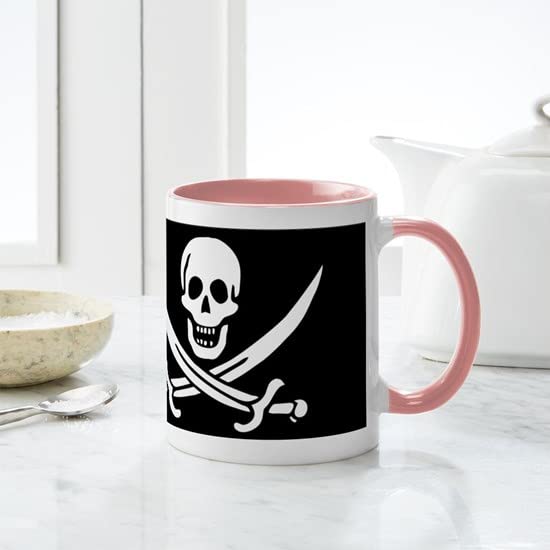 CafePress Pirate Calico Jack Mug Ceramic Coffee Mug, Tea Cup 11 oz