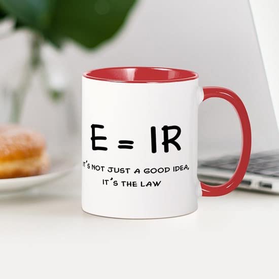 CafePress Ohms Law Mugs Ceramic Coffee Mug, Tea Cup 11 oz