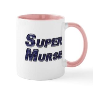 cafepress super murse mugs ceramic coffee mug, tea cup 11 oz