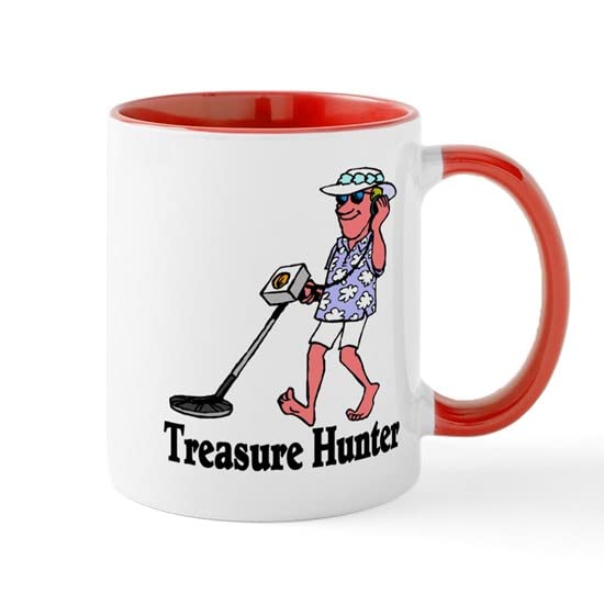 CafePress Treasure Hunter Mug Ceramic Coffee Mug, Tea Cup 11 oz