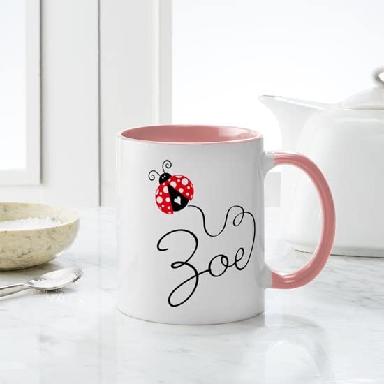 CafePress Ladybug Zoe Mug Ceramic Coffee Mug, Tea Cup 11 oz