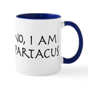 cafepress no, i am spartacus mug ceramic coffee mug, tea cup 11 oz