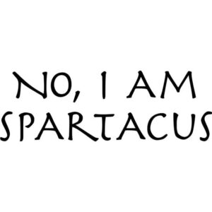 CafePress No, I Am Spartacus Mug Ceramic Coffee Mug, Tea Cup 11 oz