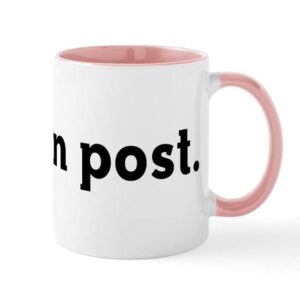 cafepress fix it in post mug ceramic coffee mug, tea cup 11 oz