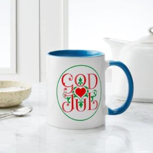 CafePress God Jul Mug Ceramic Coffee Mug, Tea Cup 11 oz