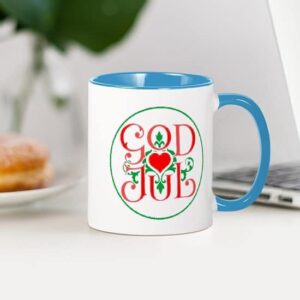 CafePress God Jul Mug Ceramic Coffee Mug, Tea Cup 11 oz