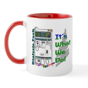 cafepress dialysis tech mugs ceramic coffee mug, tea cup 11 oz