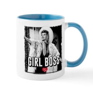 cafepress i love lucy girl boss ceramic coffee mug, tea cup 11 oz