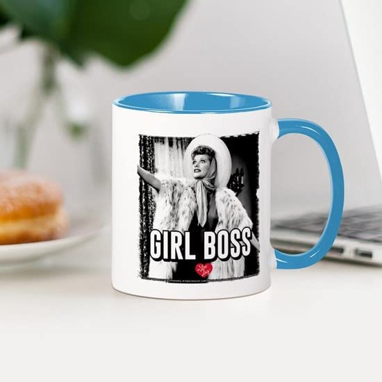 CafePress I Love Lucy Girl Boss Ceramic Coffee Mug, Tea Cup 11 oz