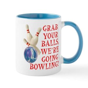 cafepress bowling stuff mug ceramic coffee mug, tea cup 11 oz