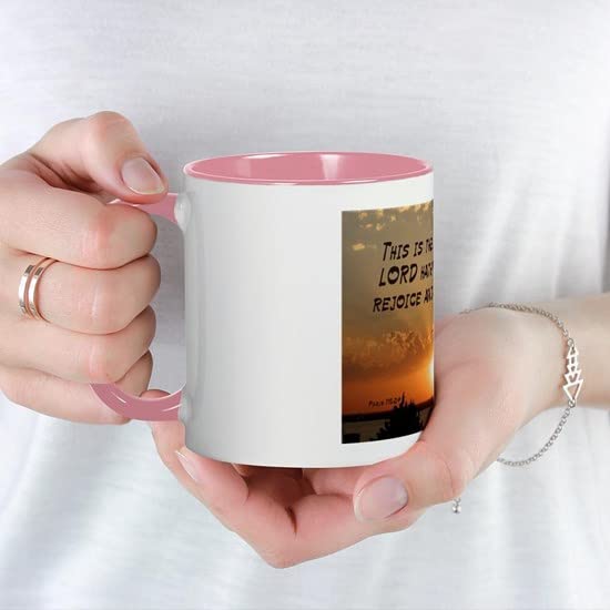 CafePress Psalm 118:24 Mug Ceramic Coffee Mug, Tea Cup 11 oz