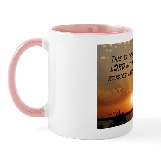 CafePress Psalm 118:24 Mug Ceramic Coffee Mug, Tea Cup 11 oz