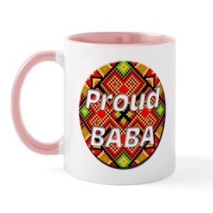 cafepress proud baba mug ceramic coffee mug, tea cup 11 oz