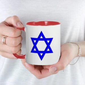 CafePress Star Of David Blue Mug Ceramic Coffee Mug, Tea Cup 11 oz