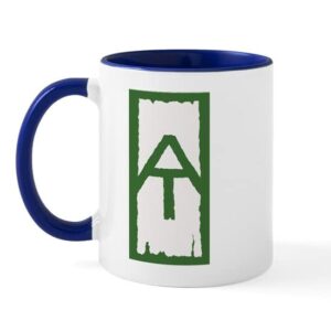 cafepress appalachian trail white blaze mug ceramic coffee mug, tea cup 11 oz