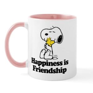 cafepress happiness is friendship ceramic coffee mug, tea cup 11 oz