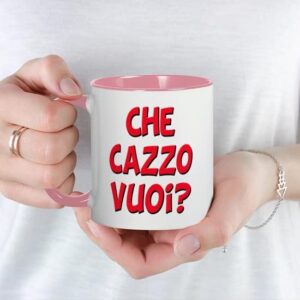 CafePress Italian Che Cazzo Vuoi Mug Ceramic Coffee Mug, Tea Cup 11 oz