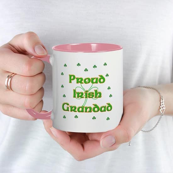 CafePress Proud Irish Grandad Mug Ceramic Coffee Mug, Tea Cup 11 oz