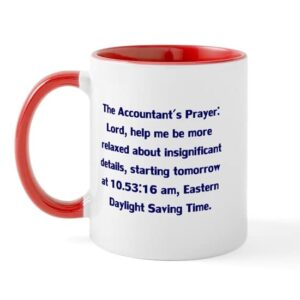 cafepress accountant’s prayer mug ceramic coffee mug, tea cup 11 oz