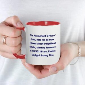 CafePress Accountant's Prayer Mug Ceramic Coffee Mug, Tea Cup 11 oz