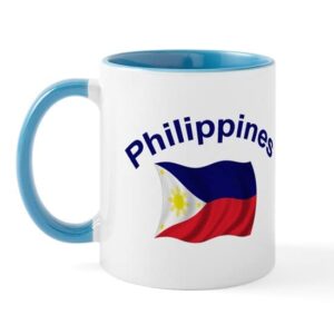 cafepress philippines flag mug ceramic coffee mug, tea cup 11 oz