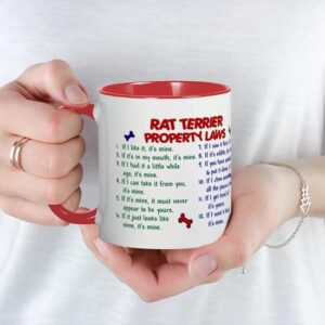 CafePress Rat Terrier Property Laws 2 Mug Ceramic Coffee Mug, Tea Cup 11 oz