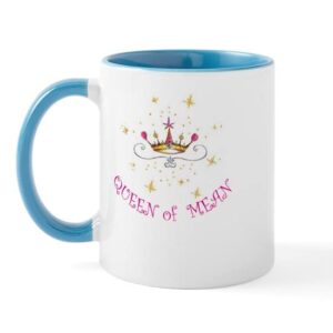 cafepress queen of mean mug ceramic coffee mug, tea cup 11 oz