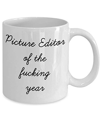 Best Picture Editor Mug Funny Appreciation Mug for Coworkers Gag Swearing Mug for Adults Novelty Tea Cup