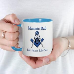 CafePress Masonic Dads Mug Ceramic Coffee Mug, Tea Cup 11 oz