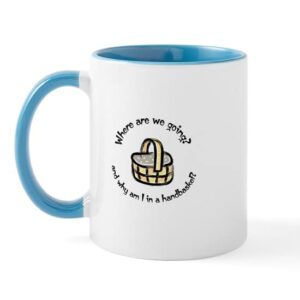 cafepress handbasket mug ceramic coffee mug, tea cup 11 oz