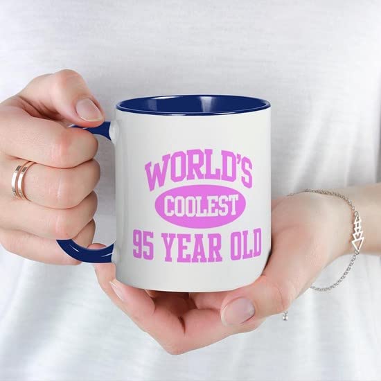 CafePress Coolest 95 Year Old Mug Ceramic Coffee Mug, Tea Cup 11 oz