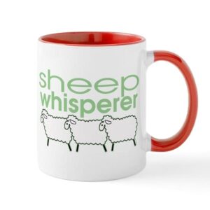 cafepress sheep whisperer mug ceramic coffee mug, tea cup 11 oz