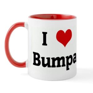 cafepress i love bumpa mug ceramic coffee mug, tea cup 11 oz