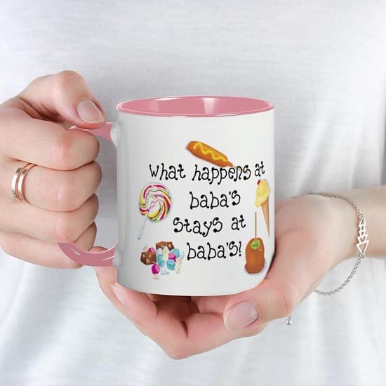 CafePress What Happens At Baba's... Mug Ceramic Coffee Mug, Tea Cup 11 oz