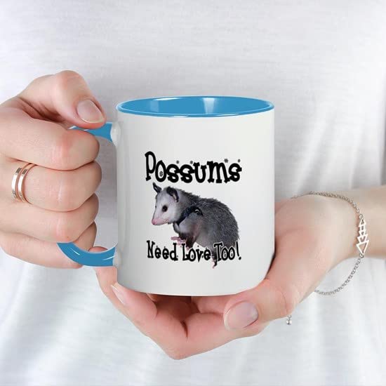 CafePress Possums Need Love Mug Ceramic Coffee Mug, Tea Cup 11 oz