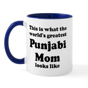 cafepress punjabi mom mug ceramic coffee mug, tea cup 11 oz