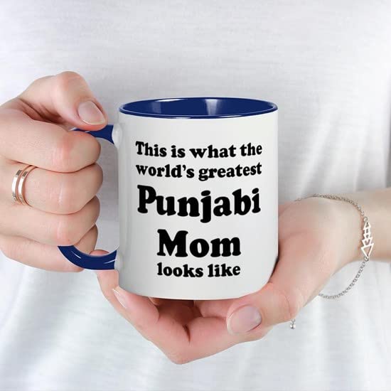 CafePress Punjabi Mom Mug Ceramic Coffee Mug, Tea Cup 11 oz