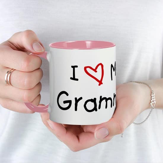 CafePress I Love My Gramma Mug Ceramic Coffee Mug, Tea Cup 11 oz